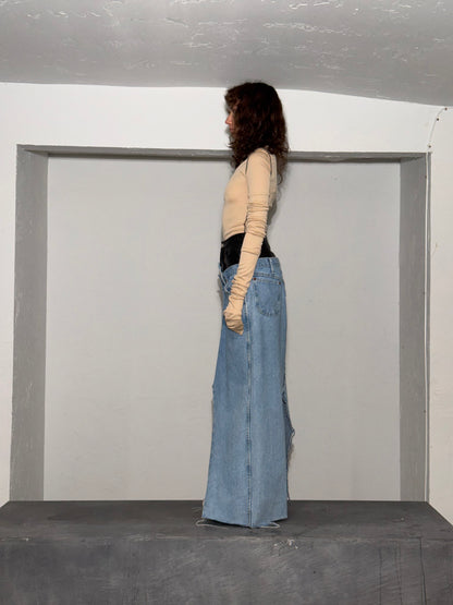DOUBLE WAIST SKIRT