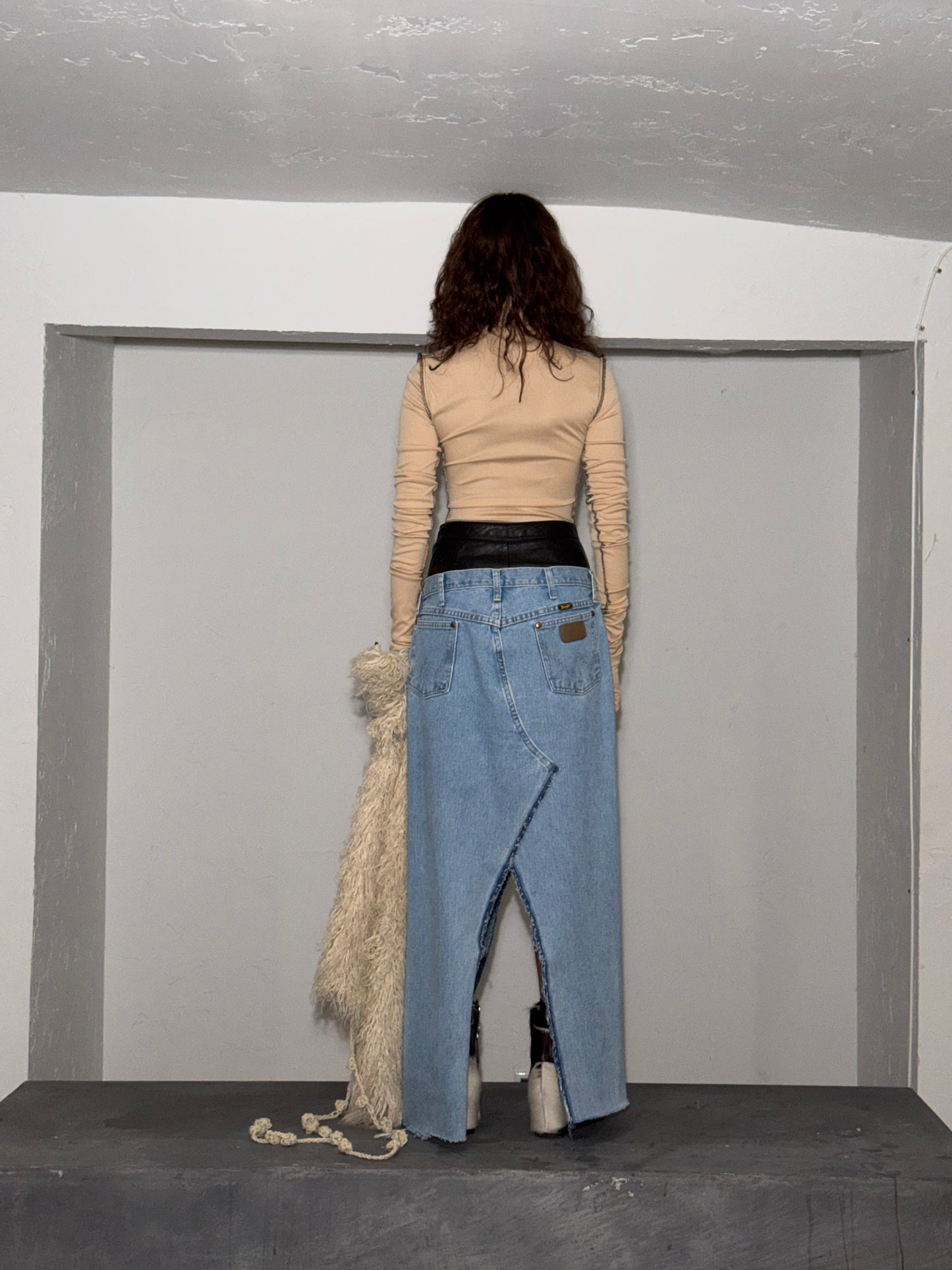 DOUBLE WAIST SKIRT